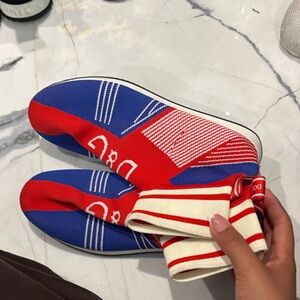 Dolce & Gabbana Red and Blue Women's Shoes
